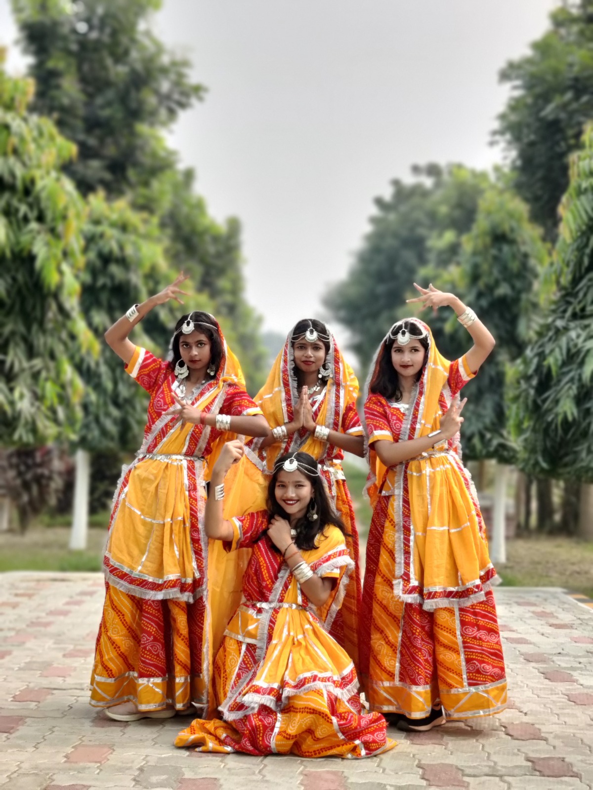 Dance performance by students